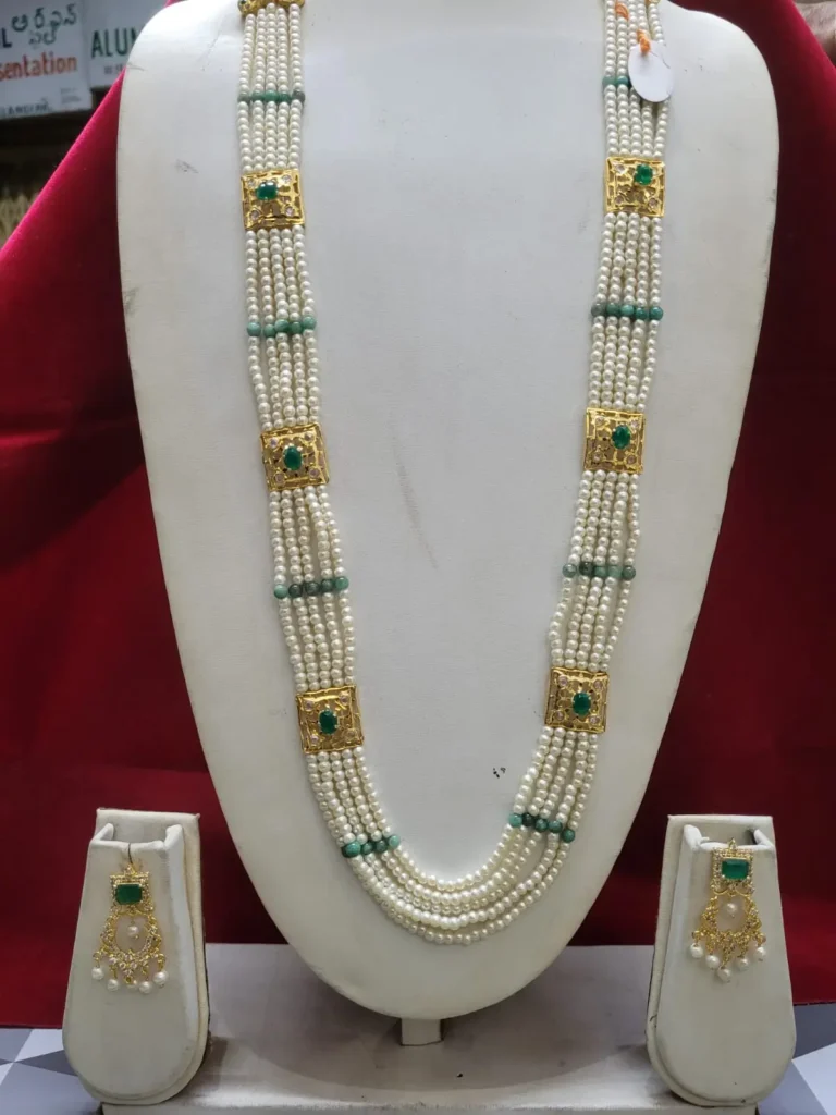 Hyderabadi jewellery necklace for festive and marriage functions